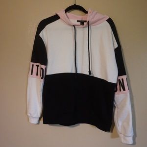 Black and pink hoodie